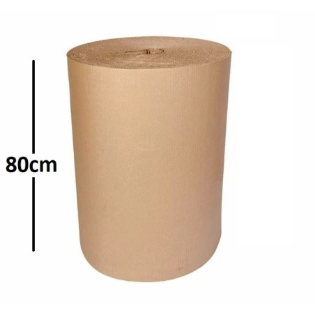 Tektura falista dwuwarstwowa 80cm x 80m 200g