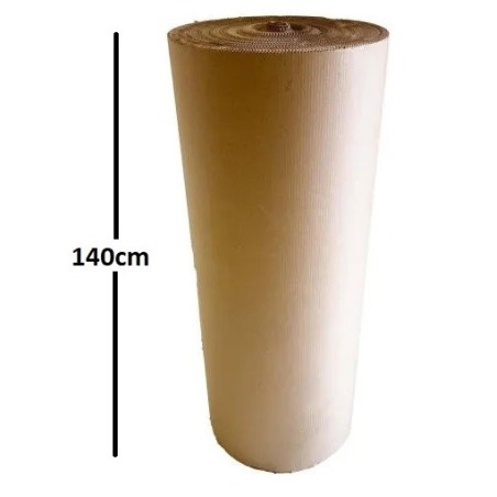 Tektura falista dwuwarstwowa 140cm x 80m 200g