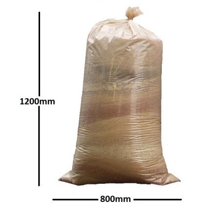 Worki foliowe na trociny 800 x 1200 mm 25 szt.