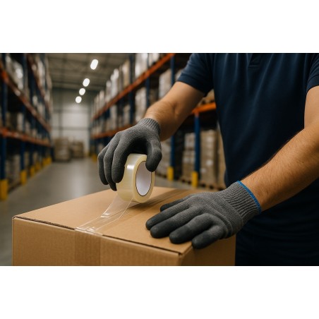 Taśma klejąca 48mm/66y transparentna solvent 6 szt,