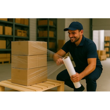 Folia stretch XXL 3 kg transparentna